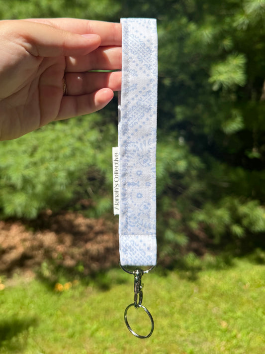Ocean Blue Wristlet