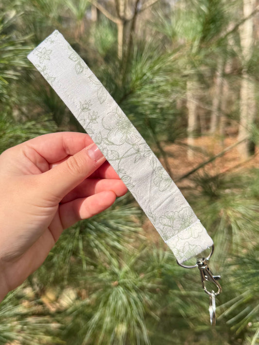 Apple Blossom Wristlet