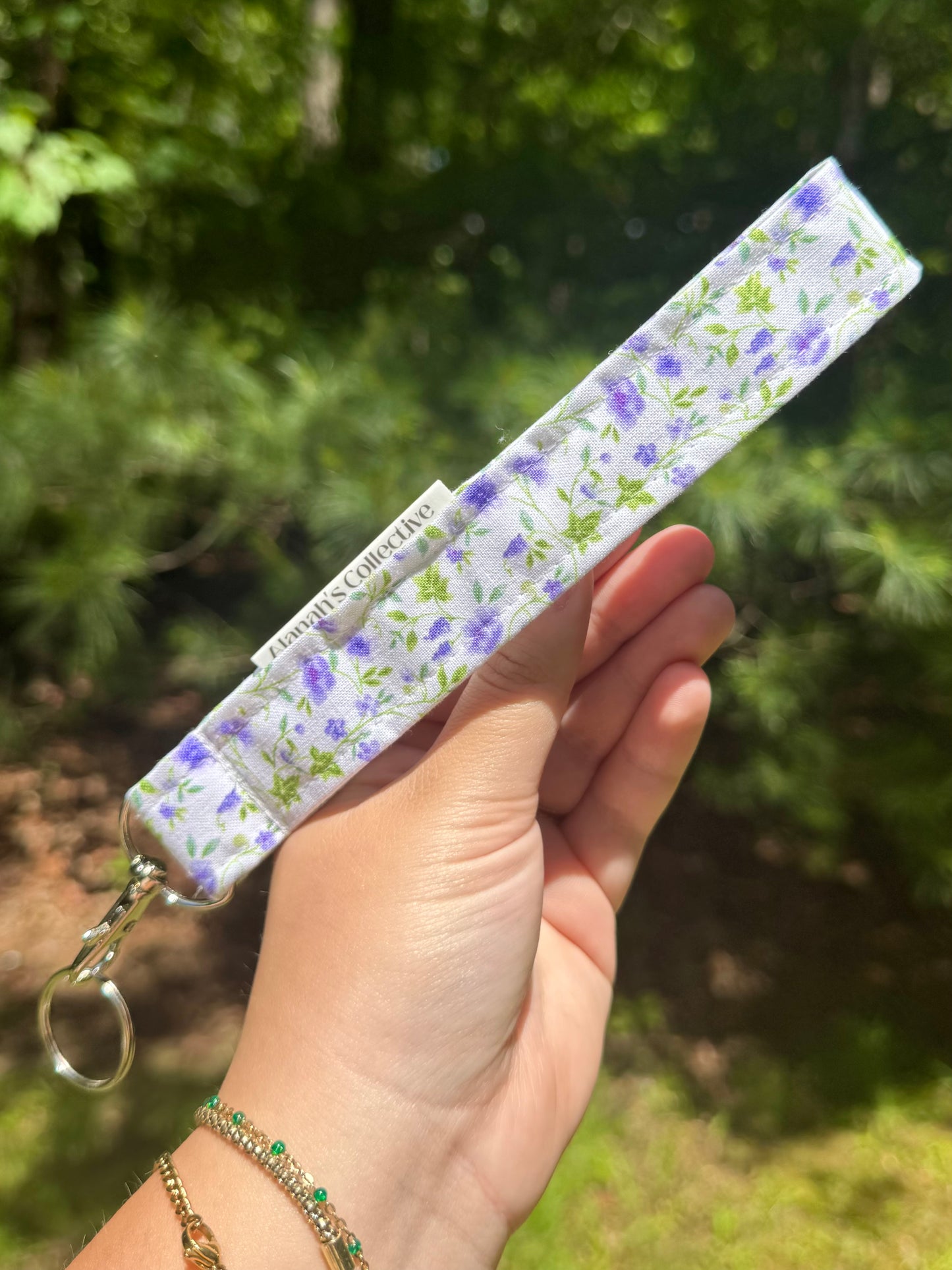 Bellflowers Wristlet