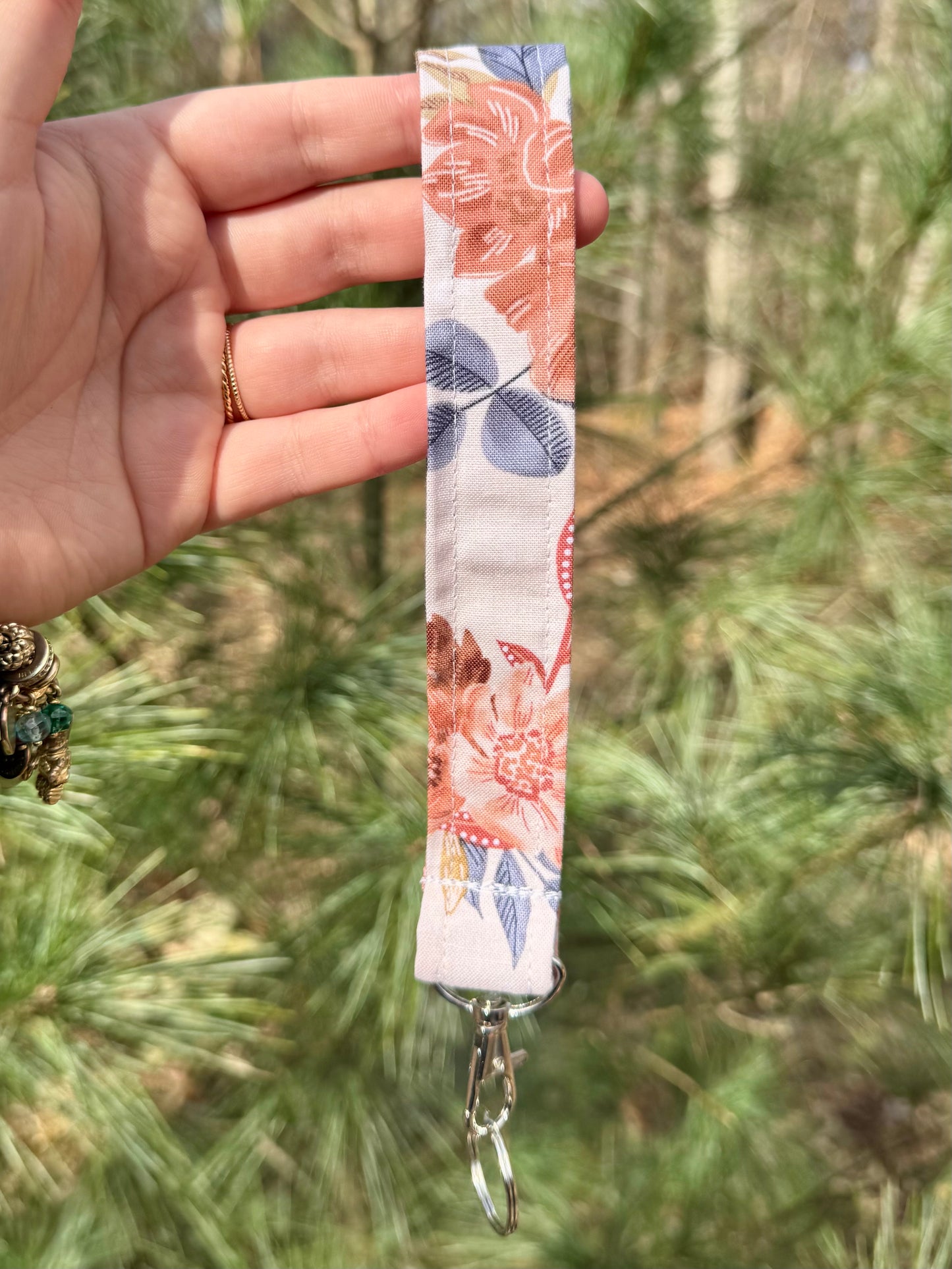 Boho Autumn Florals Wristlet