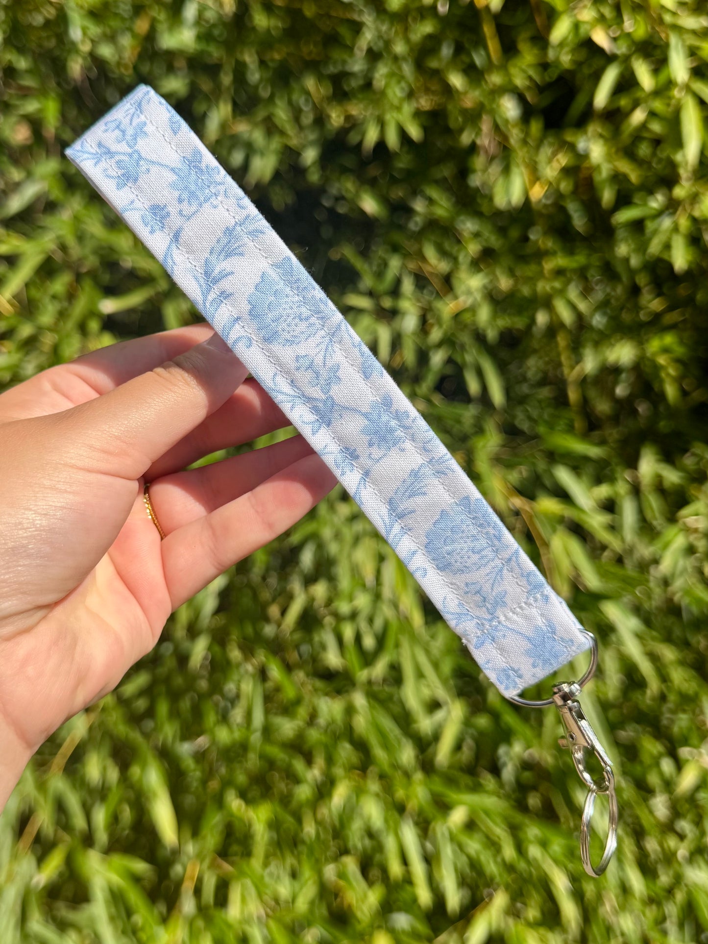 Pretty in Blue Wristlet