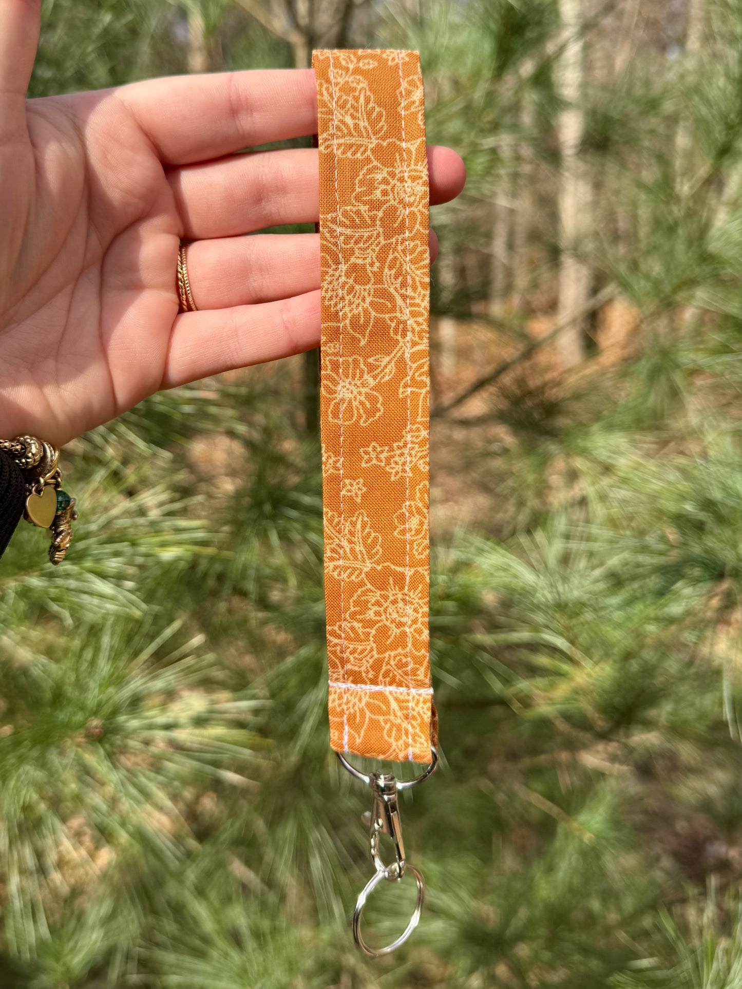 Pumpkin Spice Wristlet