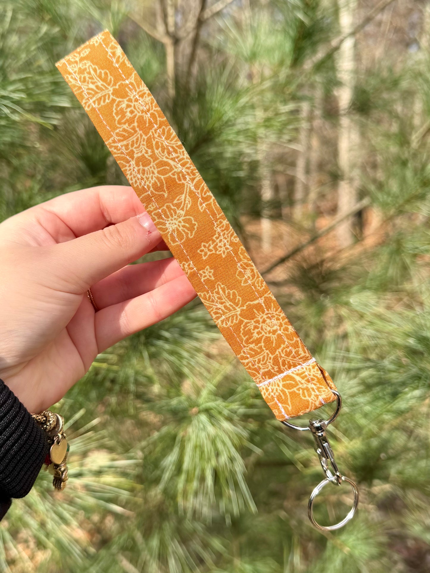 Pumpkin Spice Wristlet