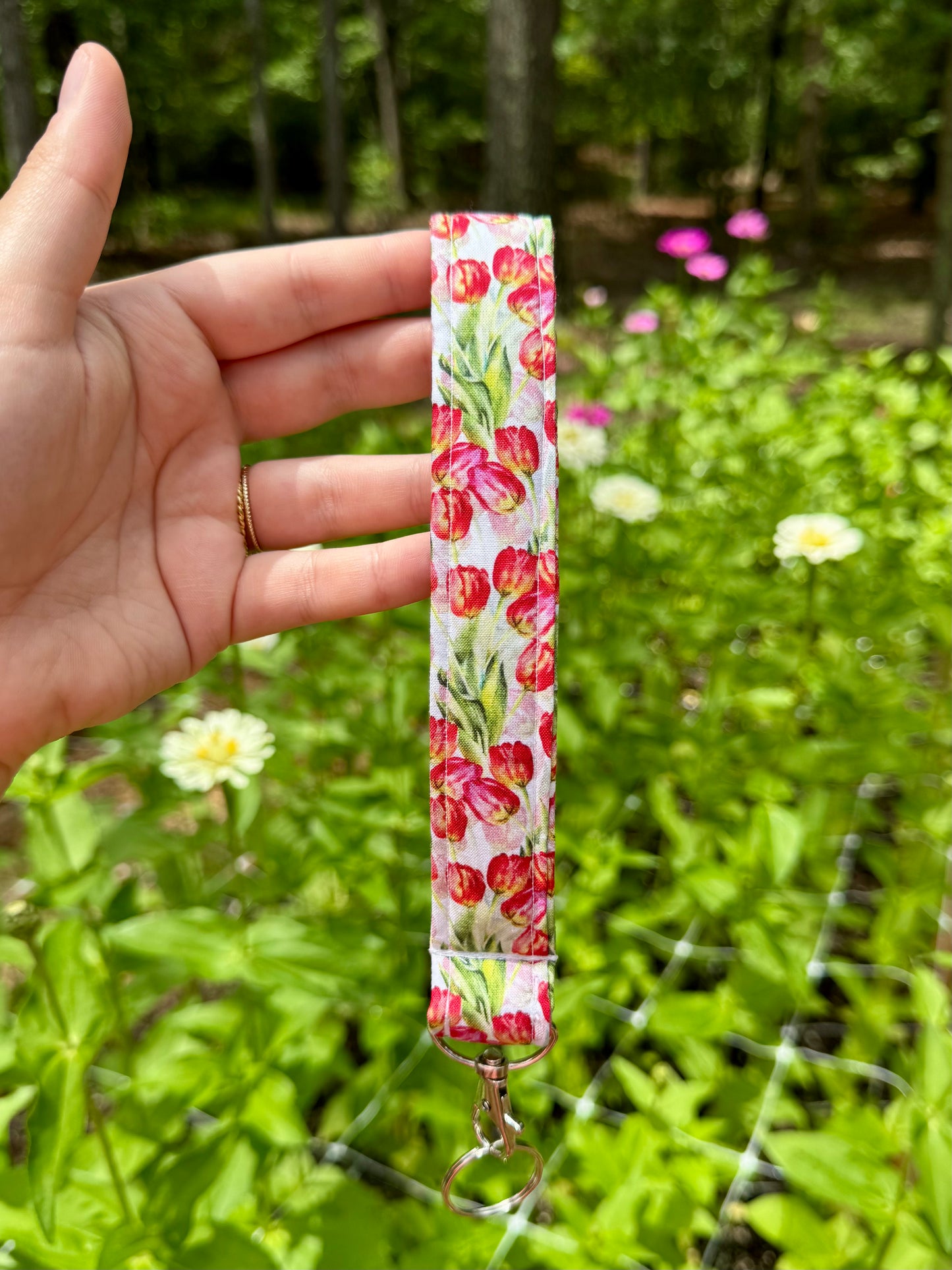 Spring Tulips Wristlet
